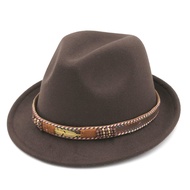 Mistdawn Gangster Cap Unisex Adult New Top Fashion Jazz Fedora Stiff Brim Casual Outdoor Party Fedora Stylish Trilby Hat