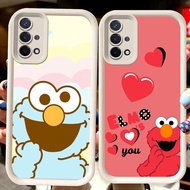 H114 Sesame Street Elmo White Casing for OPPO A15s A35 A16K A15 Reno 4 Lite 4F F17 A93 A16E A54 Pro