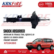 KRKFire Shock Absorber for Nissan X-Trail T30 QD20 2.0 QD25 2.5 2003-2010 Front-Right KF334360