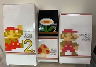 Nintendo Unitive 8bit 瑪利歐 場景大全套 vol 1+2+附加磁石角色 盒玩 Nintendo Dotgraphics Stage Figure vol 1 +vol 2, Magnet Figure Vol 1 +vol 2 超級任天堂 Super Mario Bros 孖寶兄弟 閃卡 Nintendo Club Switch Figure Taito Jamma DX 玩具