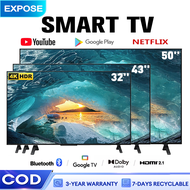 EXPOSE 43 inch Digital Smart TV android tv Multiple ports 50 inch smart led tv flat screen on sale 32 inches Built-in Netflix/App Store