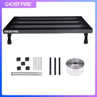 บอร์ดแพดเดิลกีตาร์ GHOSTFIRE อะลูมินัมอัลลอย2.2lb เอฟเฟกต์เบามาก Pedalboard 22 X 12 SPL-05