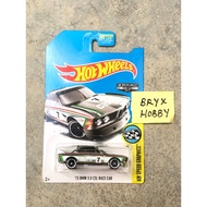 Hot Wheels 2016 US Carded '73 BMW 3.0 CSL Race Car #4 FBJ03-D9B0E Zamac