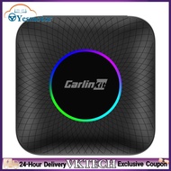 【Local Shipment】Wireless Carplay Android Autoสมาร์ทกล่องบลูทูธAIกล่องPlus Android 13.0 8 + 128GB/4 +