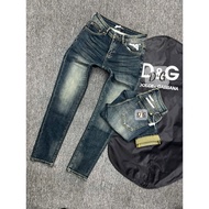 Fashion Slim Fit Stretch Men's Jeans - DK Boutique Vintage Dusty Washed Jeans