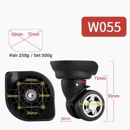 Luggage Wheel Repair Universal Wheel Travel Bag Wheel Parts Suitable for Rolling Slider Wheel Foot W