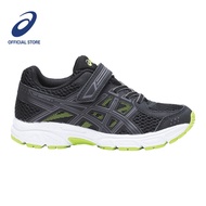 ASICS Kids CONTEND 4 Pre-School Running Shoes in Black/Neon Lime