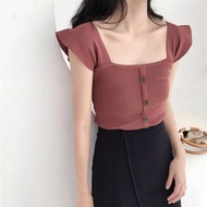 Korean style summer slim top sleeveless vest women A104