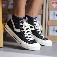 2024 Sepatu Ventela High Tinggi dan pendek Hitam Putih Sepatu Ventela Pendek Sneakers Casual Black N