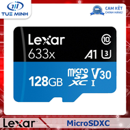 Thẻ nhớ Lexar 128GB Micro SD Card SDXC UHS-I High Performance 633x 100MB/s U3 4K w/adapter TF Memory