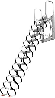 Attic Telescopic Ladder Titanium-Magnesium Alloy Folding Ladder Wall Hanging Step Ladder Pull Down L