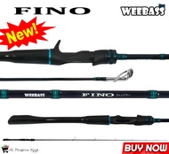 คัน WEEBASS FINO คัน Graphite Toray  ด้ามแต่งแบบจัดเต็ม Kevlar ลายผ้า จับถัดมือ คันตีเหยื่อปลอม เวท8