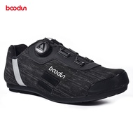 Boodun/Bodun 1212ผ้าระบายรองเท้าปั่นจักรยานกันล็อกรองเท้าปั่นจักรยานพื้นรองเท้ายางจากโรงงาน