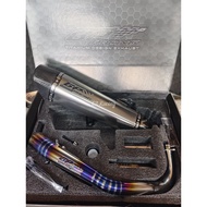 GP RACING Exhaust Stainless Steel 2024 Full System for Honda Forza/NSS250