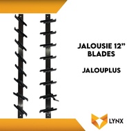 ✓ ❥ Jalousie Jalouplus 12 Blades for Louver Window 1 Pair