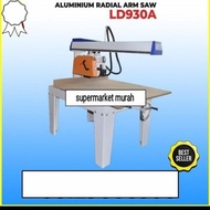 MESIN GERGAJI POTONG KAYU DAN ALUMINIUM RADIAL ARM SAW MACHINE LD930A