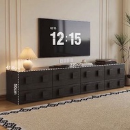 全城熱賣 - 奶油風電視櫃 鬥櫃 小戶型簡約收納組合卡門櫃 小型簡約中古風床頭櫃