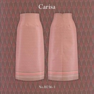 ผ้าถุงสำเร็จ ผ้าถุงลายไทย Carisa กระโปรง ผ้าไหมแพรทิพย์ ลายไทย ใส่สบาย ออกงาน งานบวช ใส่เที่ยว [H236]