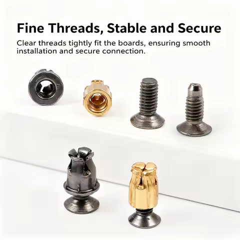 40/80 Pcs Hinge Repair Inserts, Reusable Fastener Inserts for Cabinet&Furniture Door Fix,Solid Wood 