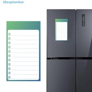SEPTEMBER Magnetic Fridge Notepad, Shopping List Planner Week Daily Planner Magnetic Memo Sticker, I