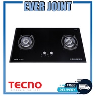 [Basic Installation] Tecno T2288TGSV || T 2288TGSV 2-Burner [90cm] Glass Cooker Hob with Inferno Wok Burner Technology