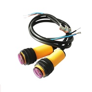 รถหุ่นยนต์ชั้นเลิศE18-D80NKอินฟราเรดเซ็นเซอร์หลีกเลี่ยงอุปสรรคPhotoelectric Sensor Proximity Switch 3-80ซม.ช่วงการตรวจจับปรับ