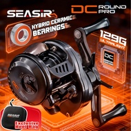 SEASIR DC Round Pro reel Digital Control Hybrid ceramic bearings with Free reel bag 129g ultralight 