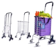 8 wheel aluminium shopping cart / market trolley /troli pasar /climbing trolley