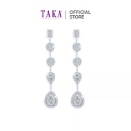 TAKA Jewellery Round Brilliant Lab Grown Diamond Earrings 10K Gold