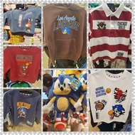 英國直送/英國代購 - Sonic the Hedgehog x NBA Lakers/ Chicago Bulls 童裝/ 兒童/ 男童短袖衫/ Tee/ T Shirt/ 長袖衫/ 公仔/ 長袖衛