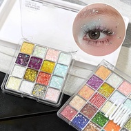 16/25 Colors Shimmer Glitter Sequins Eyeshadow Long-lasting Performance Makeup Glitter T1n9