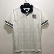 1990 England home jersey GASCOIGNE #8 ANDERSON #2 retro sports jersey