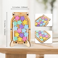 个(Five-color household chores star pieces reward1Jar Classroom Token Chart for Children)Star Strap J