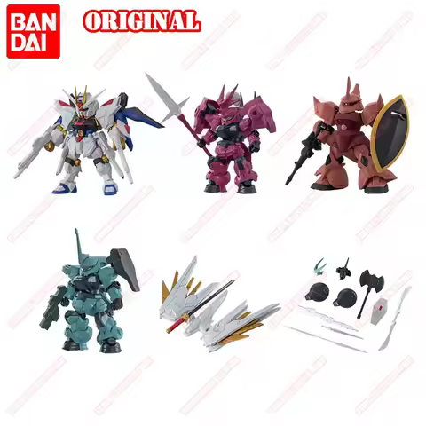 BANDAI Original GUNDAM MSE 28 Mighty Strike Freedom Gelgoog Gacha Gashapon Anime Action Model Figure