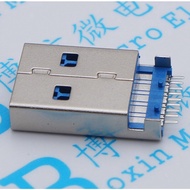 3.0a Male USB Type A Male Socket AM USB Plug Countersunk Type USB Interface 3.0 High Speed Transmiss