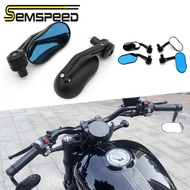 กระจกมองหลังแฮนด์รถจักรยานยนต์ SEMSPEED กระจกมองหลังสำหรับ Yamaha XMAX 400 300 250 125 V2 V1 NMAX NVX AEROX TMAX