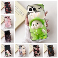 6.4'' For Google Pixel 6 Case GB7N6 Silicone Cute Cat Fashion Butterfly Flowers Love Painted Cover G