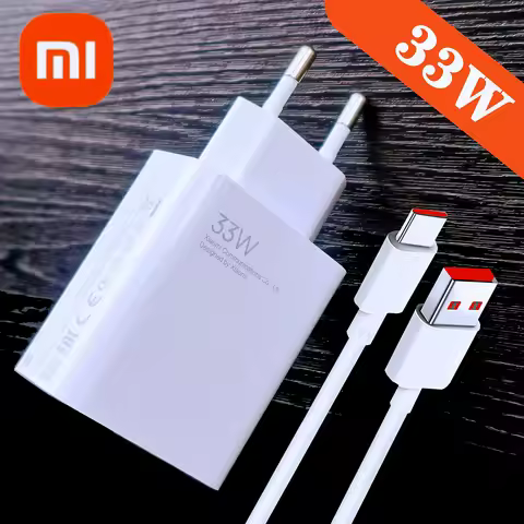 33W Xiaomi Charger Original Turbo Fast Charge EU Adapter 6A Usb Type Cable For Poco X5 M5S Redmi Not