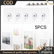 5PCS/Set Frame Hook For Wall Wall Screw Hook Heavy Duty Adhesive Wall Screw Nail Adhesive Hook