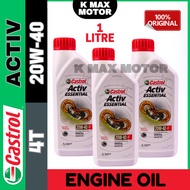 Engine Oil Castrol Activ Essential 20w40 1 Litre Engine Oil Castrol Putih