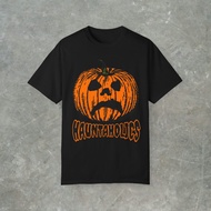 READY STOCK Hauntoholics Haunted Mound Sematary Ghost Mountain Cotton Roundneck Unisex Dark Gothic C