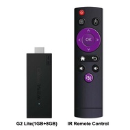 WESOPRO Android TV Stick G2 Lite Smart IPTV Dongle 1GB RAM 8GB ROM 2.4GHz 5.0GHz Wifi 4K Decoding St