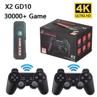 X2 GD10 Retro Electronic Gaming Stick 30000 Gaming 64GB HD 4K Emuelec game console wireless simulato
