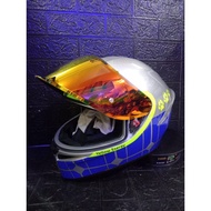 Fullface AGV K1 ROSSI MUGELLO HELMET 2015 REDGOLD VISOR PACKAGE ORIGINAL SNI DOT