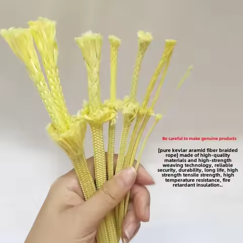 10m Kevlar Rope, High Temperature Aramide Thread, Aramido Firefire Cord, Flame Retardant Yarn, High 