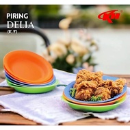 DELIA PLASTIC ROUND DINNER PLATE KH 9 INCH