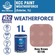 KCC PAINT Weatherforce (95106 [Rosy Brown], Exterior Paint, 1L)