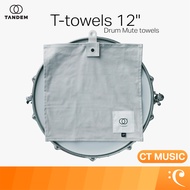 Tandem T-towels™ Drum Mute towels | 12” ผ้า T-towel มิ้วกลอง อุปกรณ์เสริมกลอง