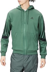 ECT47/TF446 Men's Sweatshirt, Future Icon, 3 Stripes, Full Zip Hoodie