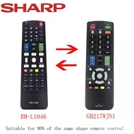 Sharp (genuine) remote control TV LED LCD (GB217WJN1) RM-L1046 model change s ntroduction-Sharp LCD LED TV GA007BG22 GA538W GA007BG22 GA538WJSA G0025KJ GA007BG22